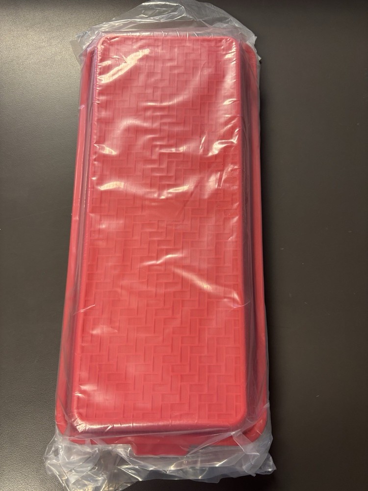 Red Silicone Baking Tray Set Chicago Metallic Three Piece Medium