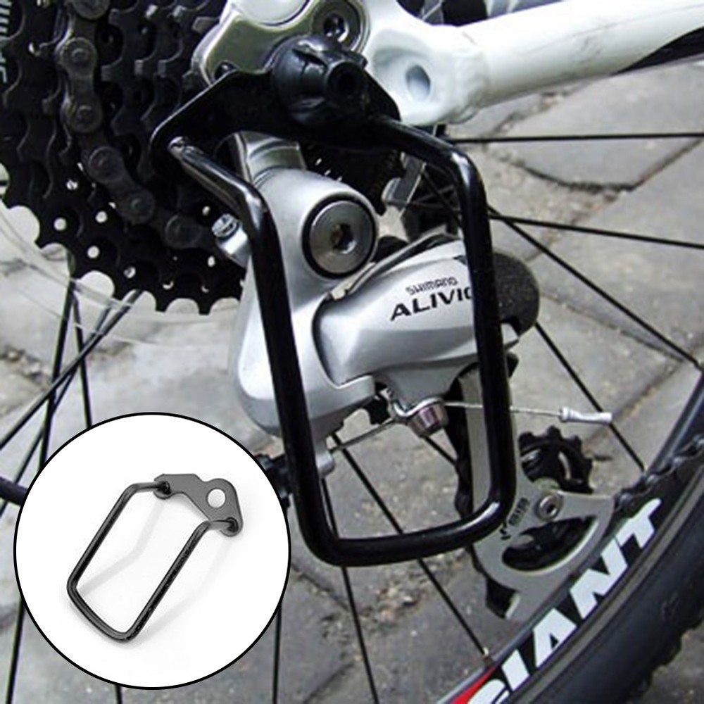 Protective Rack Black Color Chain Gear Guard Derailleur Protector Iron Frame