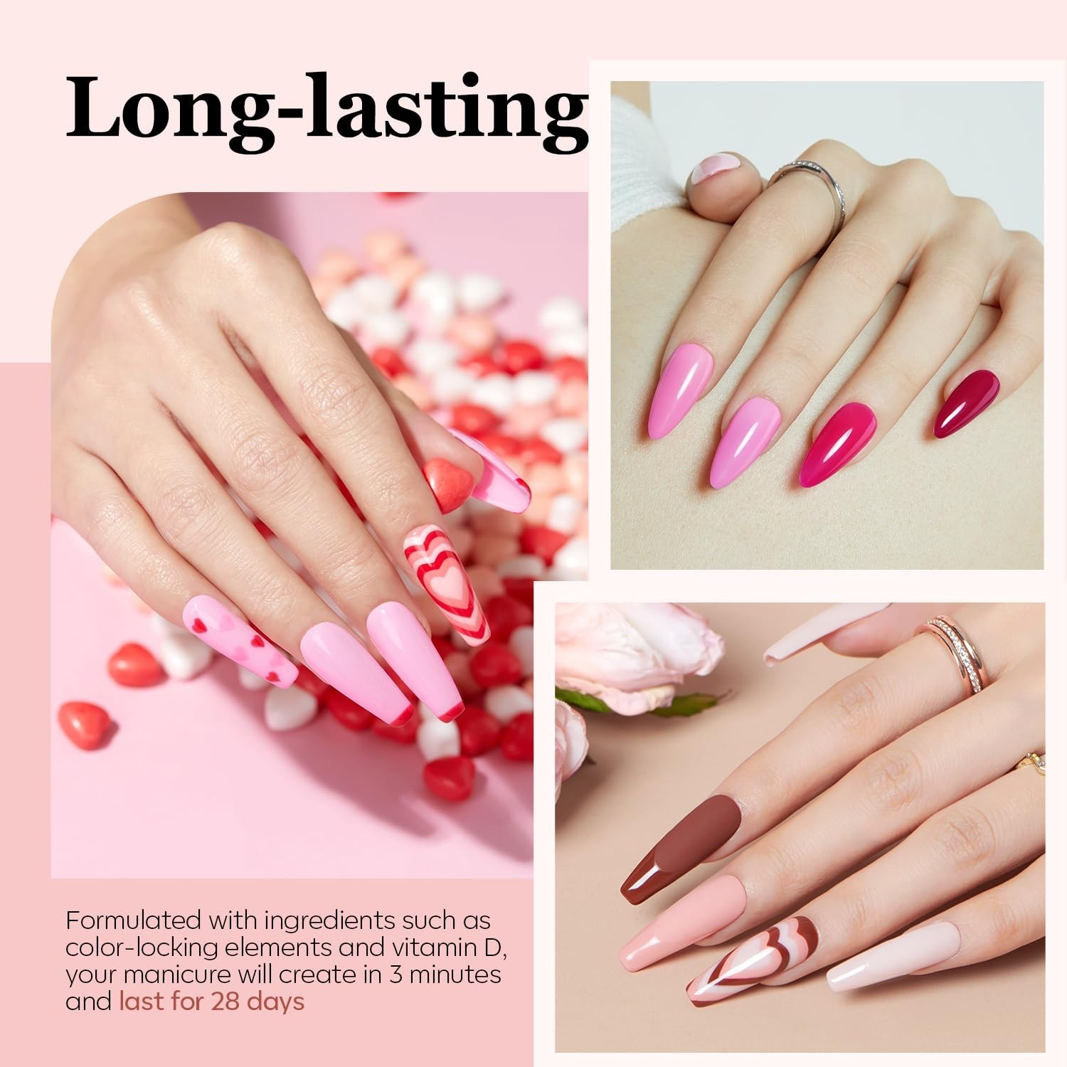 Modelones 32 Pcs Dip Powder Nail Kit Starter 20 Colors Nude Pink Acrylic Set NEW