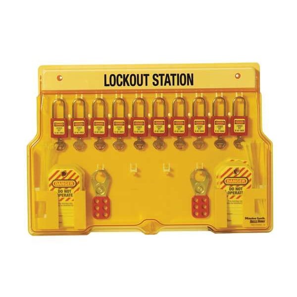 Master Lock S1850 Unfilled Lockout Station