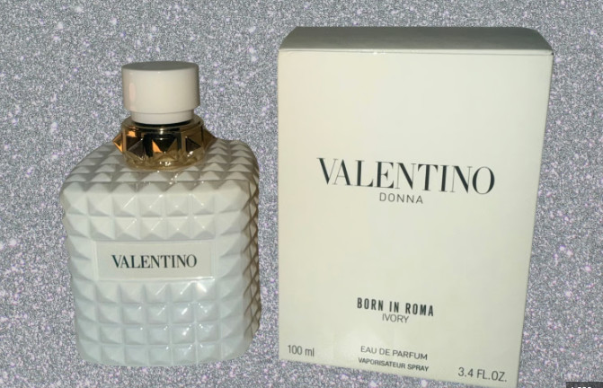 VALENTINO DONNA BORN IN ROMA IVORY EAU DE PARFUM SPRAY 3.4 Oz / 100 ml NEW