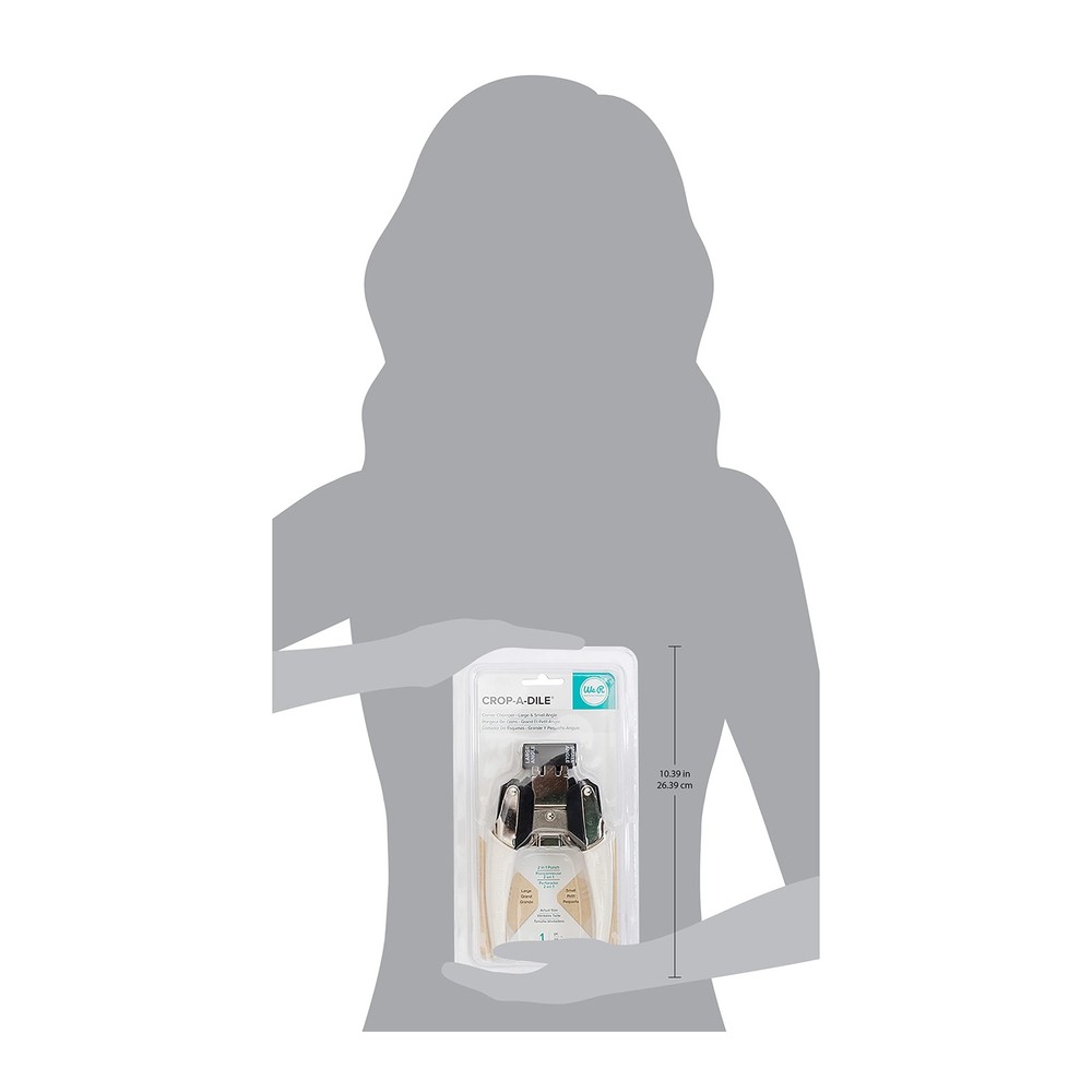 Crop-A-Dile Retro Corner Chomper Small and Large Angle, White, Chomp Down on ...