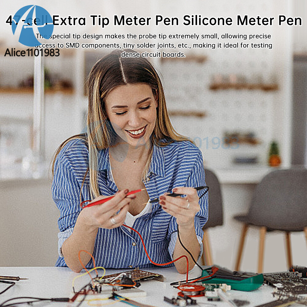 Multimeter Tester Cable Multi Meter Test Lead Probe Wire Pen Cable Needle Tip