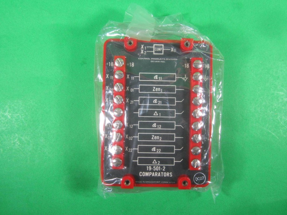 Devar Inc. Comparators -- 19-501-2 -- New
