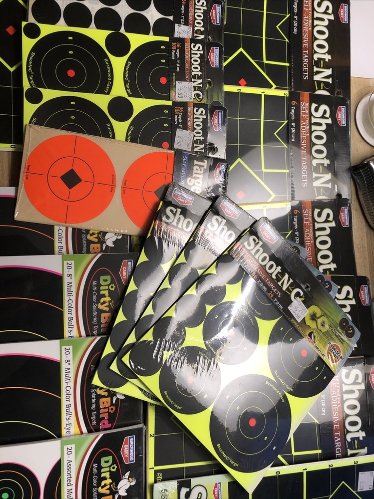 Shoot-N-C 6-Inch round Target u get all