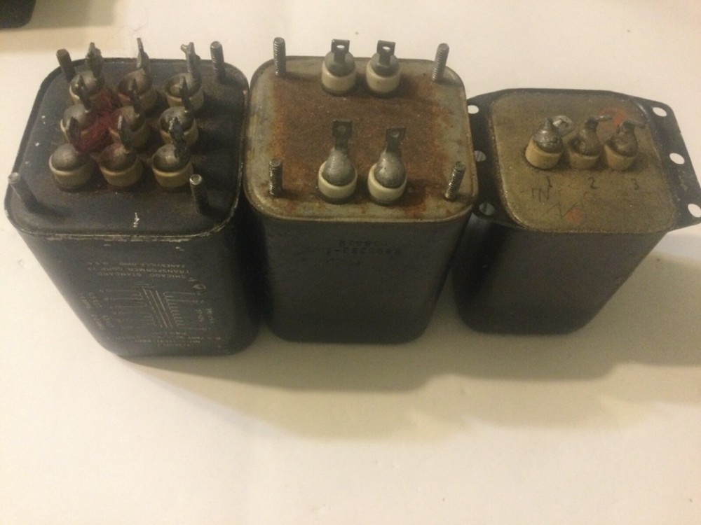 Three Vintage Transformers, Chicago Transformer Div., & Others.  Low Pass Filter