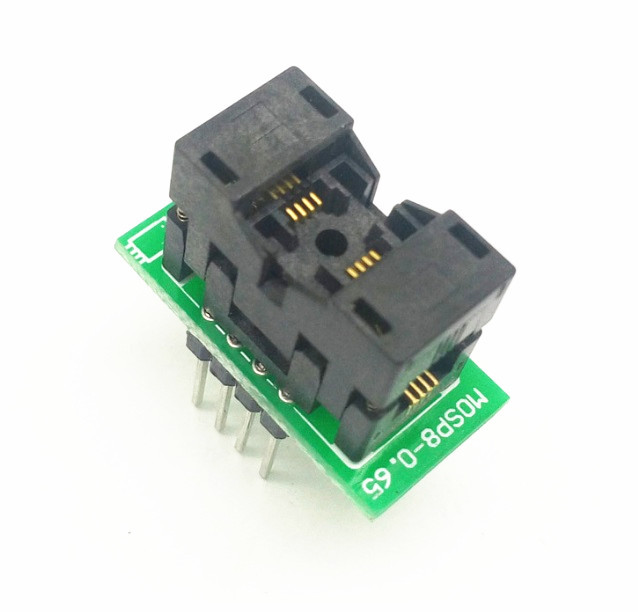 1PCS MSOP8 to DIP8 MCU Test IC socket Programmer adapter Socket