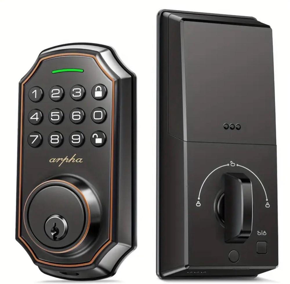 Arpha Smart Keyless Entry Door Lock - 100 Code Anti-Peek Combination