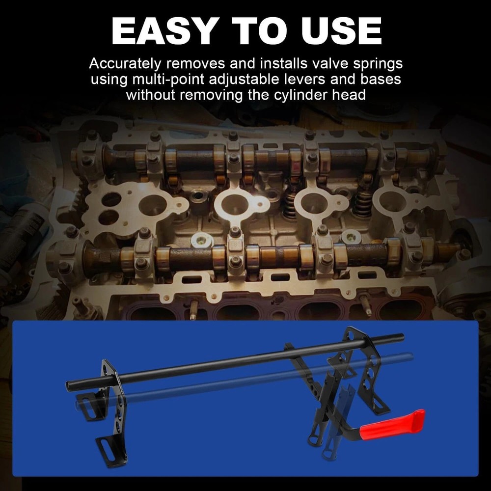 Car Engine Overhead Valve Spring Remover Installer OHV OHC Compressor Tools Kit