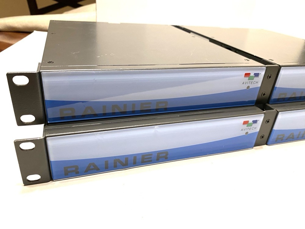 (4) Avitech Rainier 4a1V IP Network DVI MultiViewer UNTESTED, UNKNOWN CONDITION