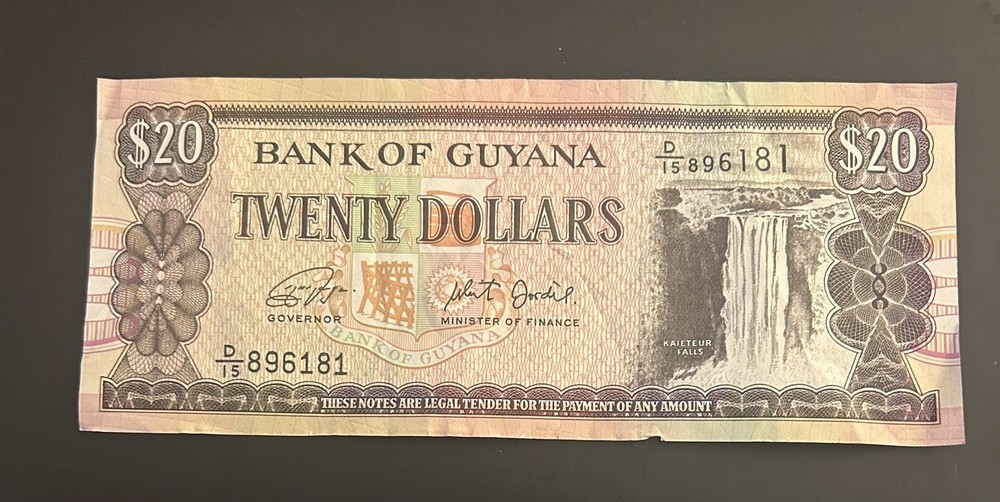 20 Dollars Guyana