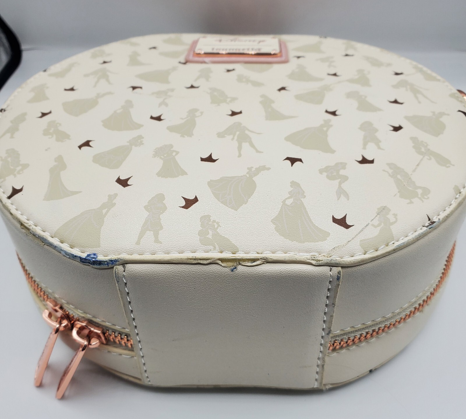 Loungefly Disney Princess Metal Crown Crossbody Purse - New Multiple Defects