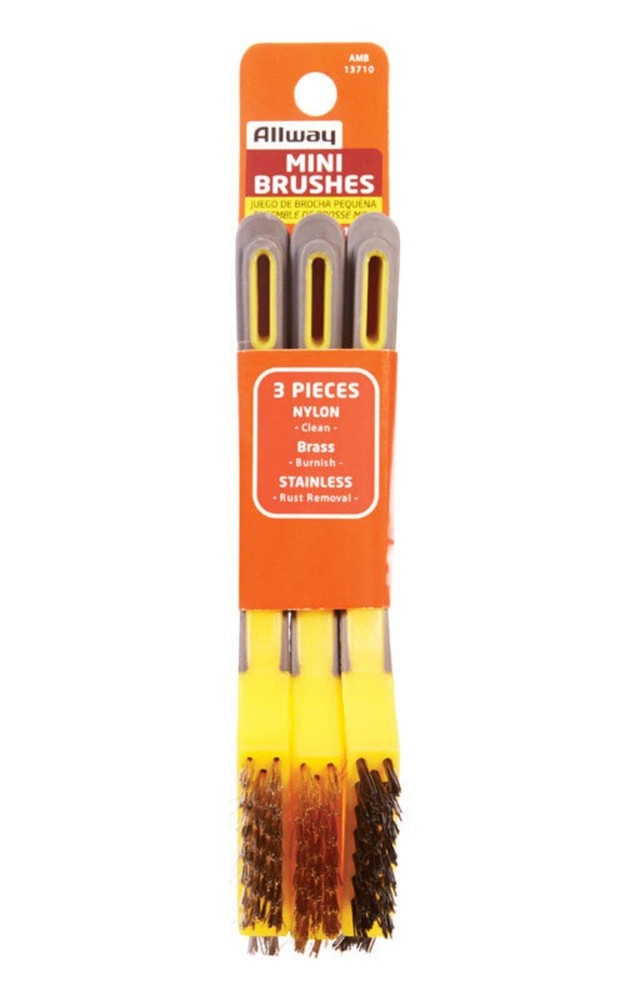 Mini Wire Brush Asst 3pc