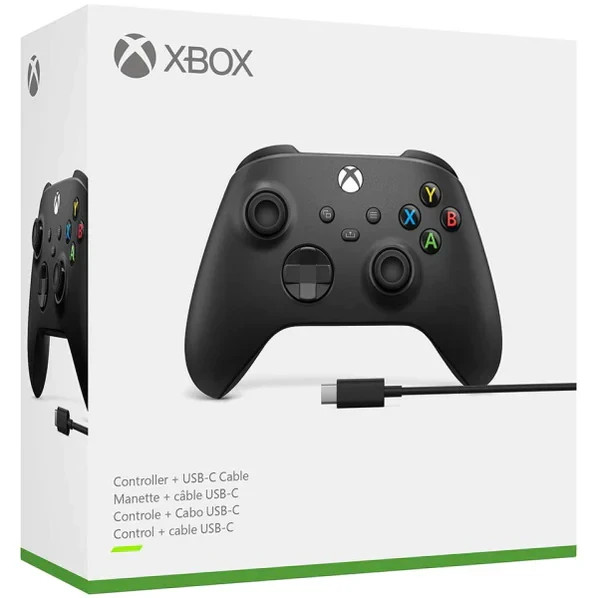 Wireless Controller Carbon Black with USB-C Cable - Xbox Series X|S