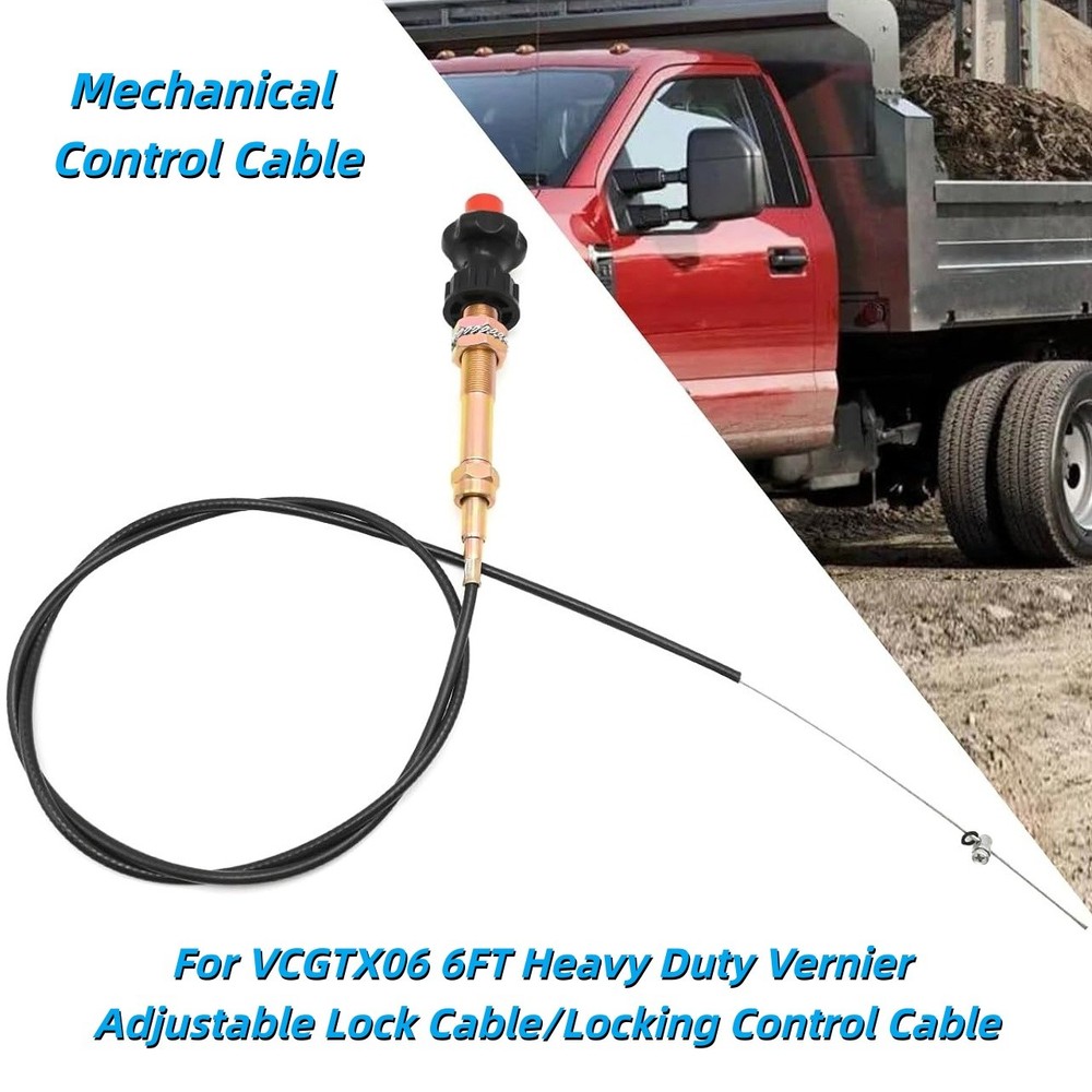 Fits VCGTX06 6FT Heavy Duty Vernier Adjustable Lock Cable/Locking Control Cable