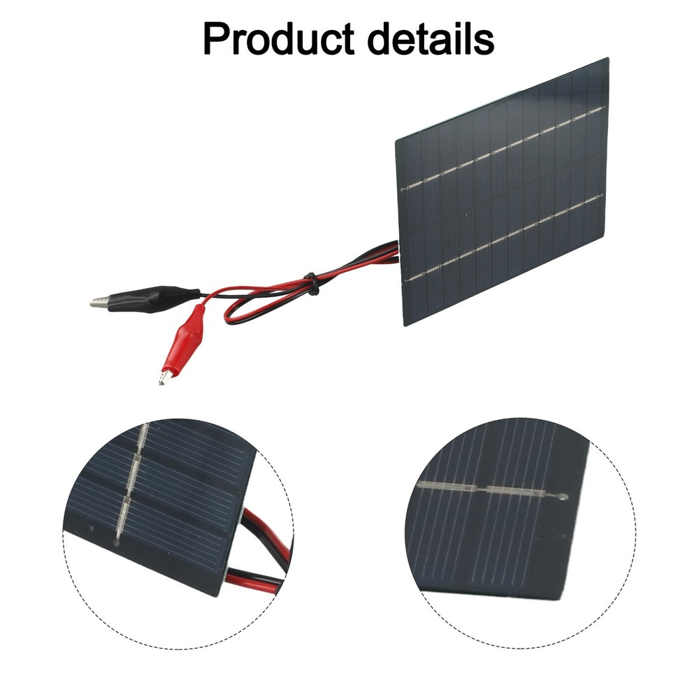 Adaptable and Efficient 10W Portable Solar Panel with Clip for All Your Needs