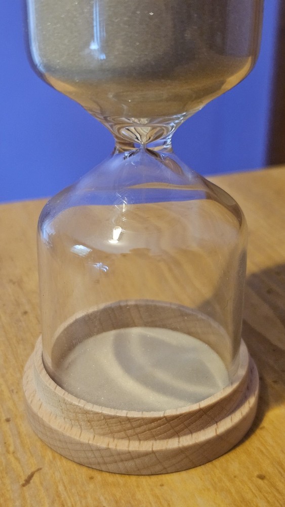 1 Hour Wooden Sand Timer