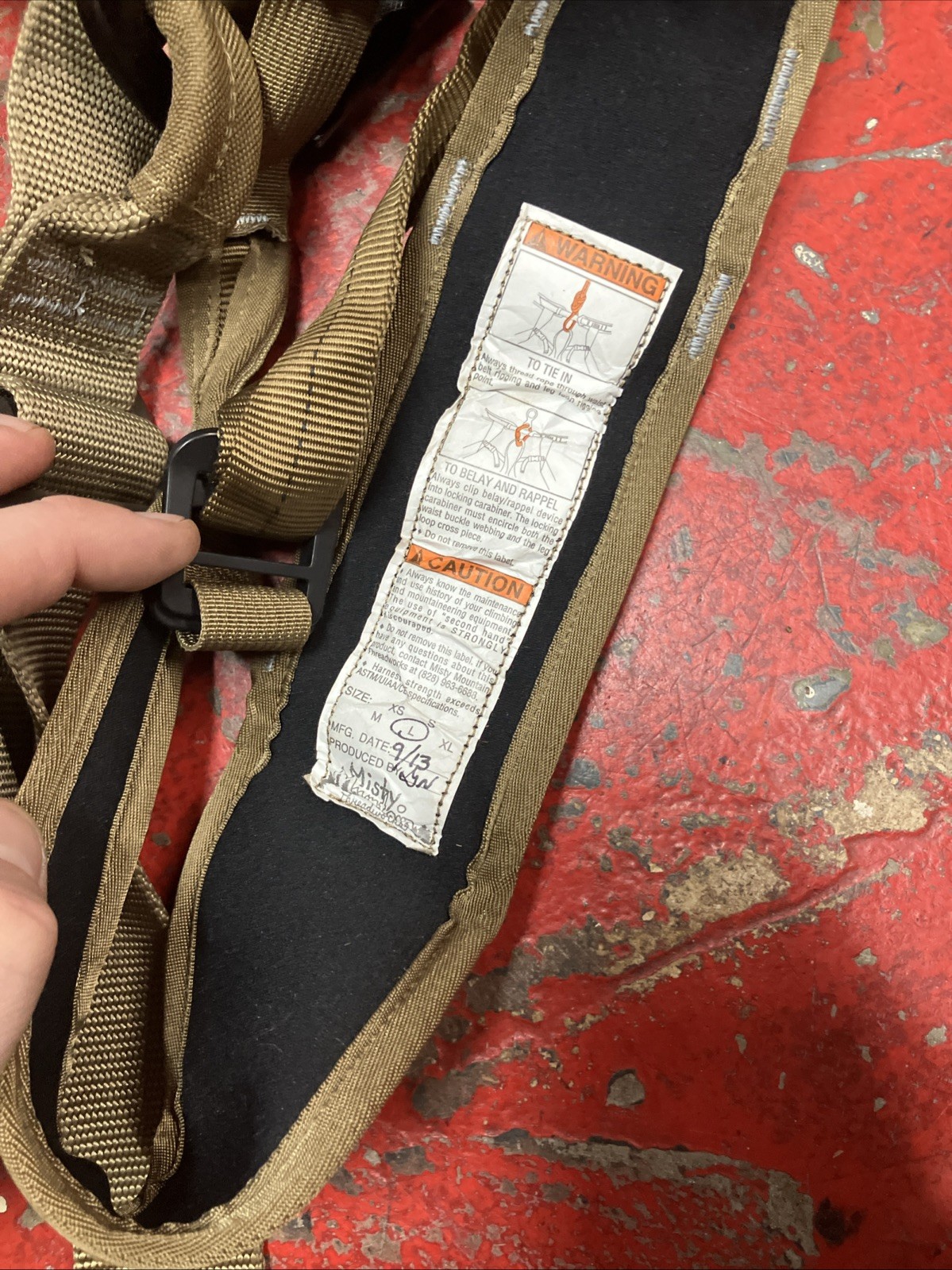 Misty Mountain ISH Assault Belt & Ultralight Leg Loops – LARGE