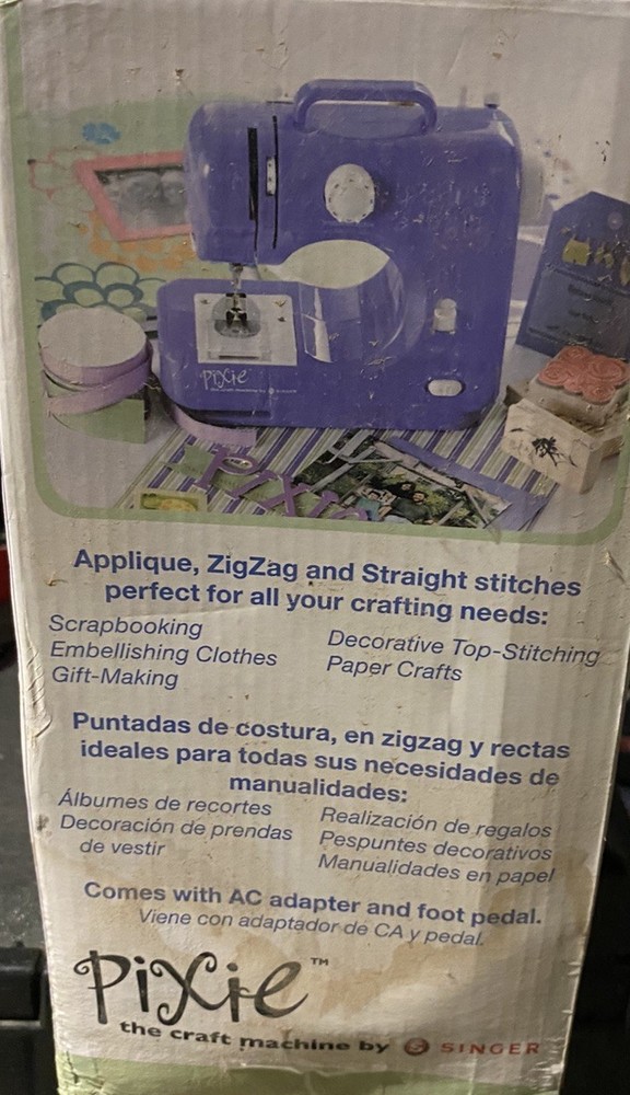 SINGER Pixie The Craft Machine by Singer Purple Sewing Machine NEW