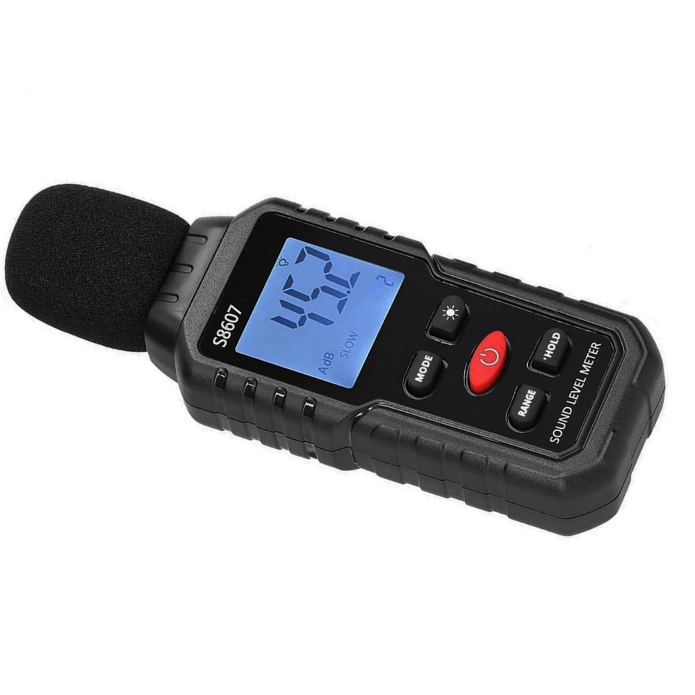 Digital Noise Level Meter 30-130dB Measuring Device with Max Min Record Function