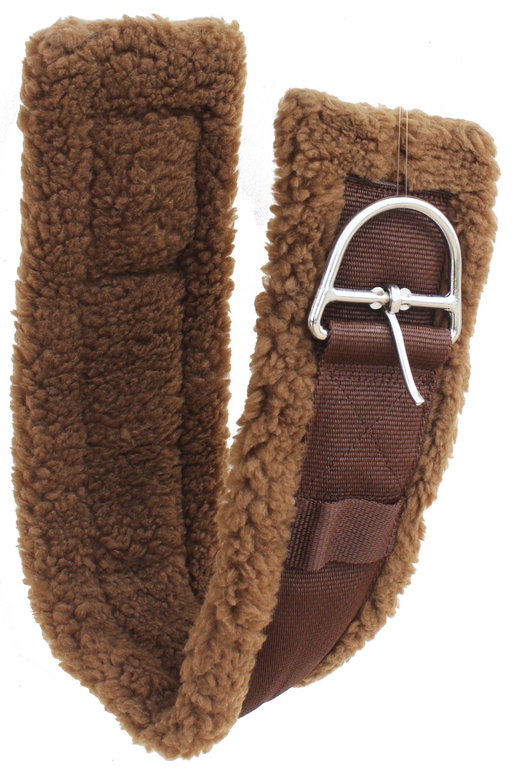 Western Nylon Webbed Straight Rear Flank Saddle Cinch Fleece 97126