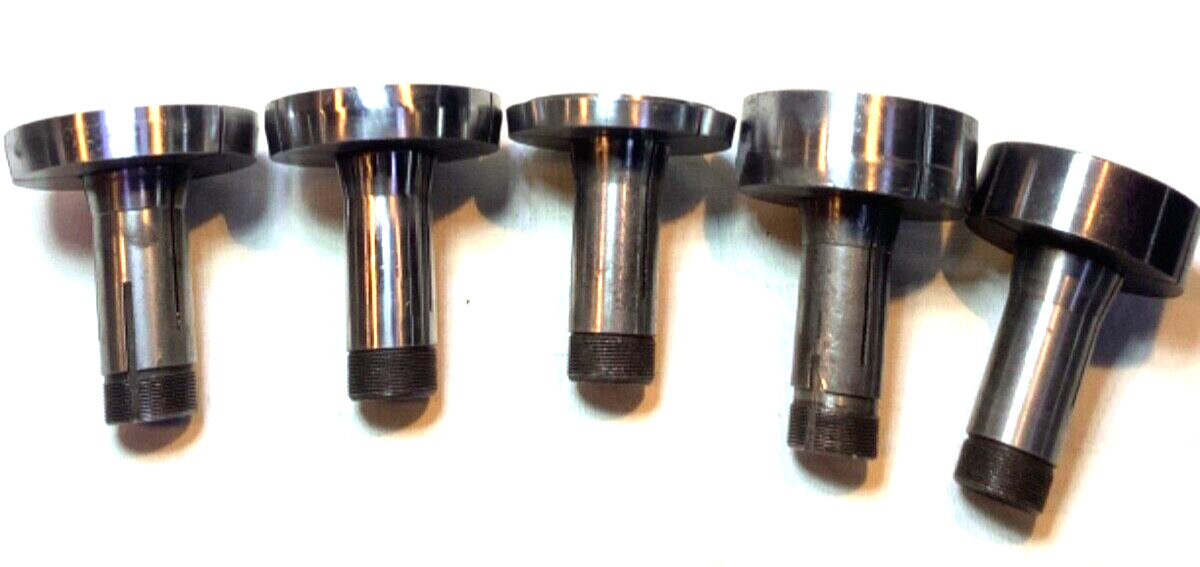 Five 5c Machinist Emergency collets , used