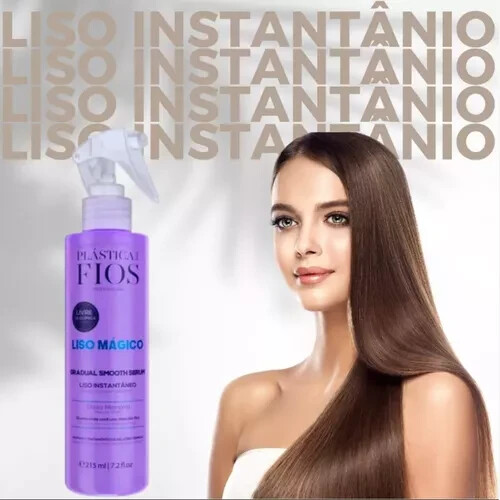 Cadiveu Plastica dos Fios Liso Magico Gradual Smooth Serum Treatment 215ml 7.2oz