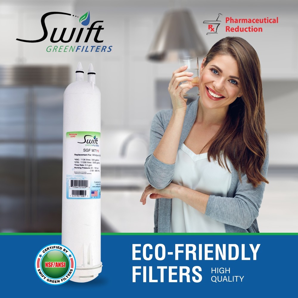SGF-W71 Rx Replacement EFF-6016A, EFF-6008A Refrigerator Filter(2 Pack)