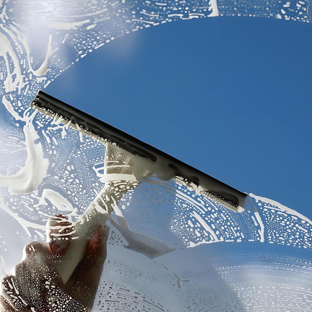 Premium Silicone Squeegee Rubber Replacement - 41in Roll | Versatile Black