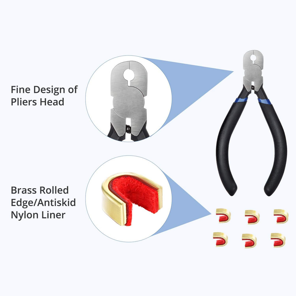 Zonon Bow String Nocking Points Pliers Strings Knock Set T Shape Bow Square Rule