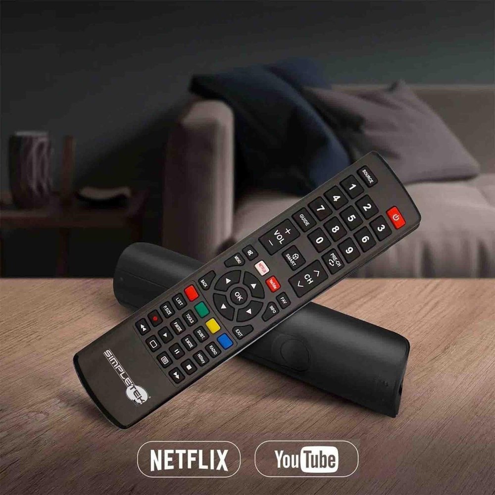 Universal Replacement Smart TV Remote Control Compatible with Samsung LG Panasonic