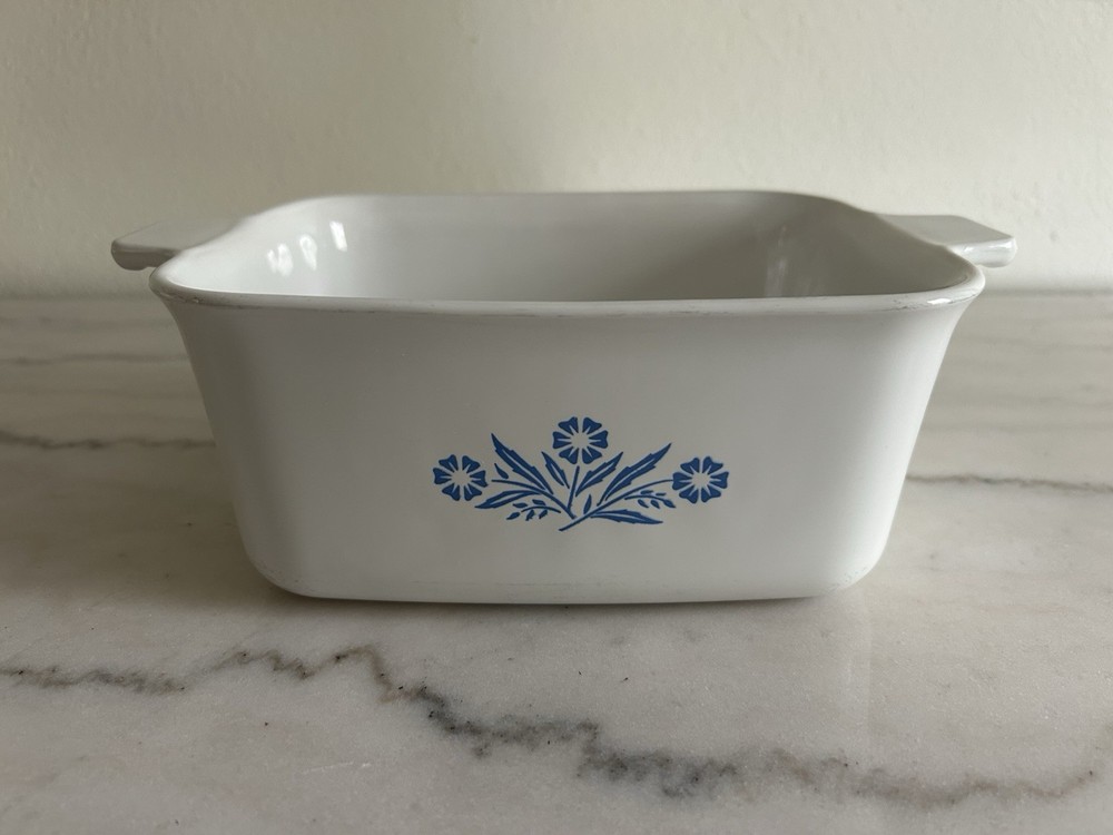 6 Pc Set Vintage Blue Cornflower Baking Casserole Dish Cookware