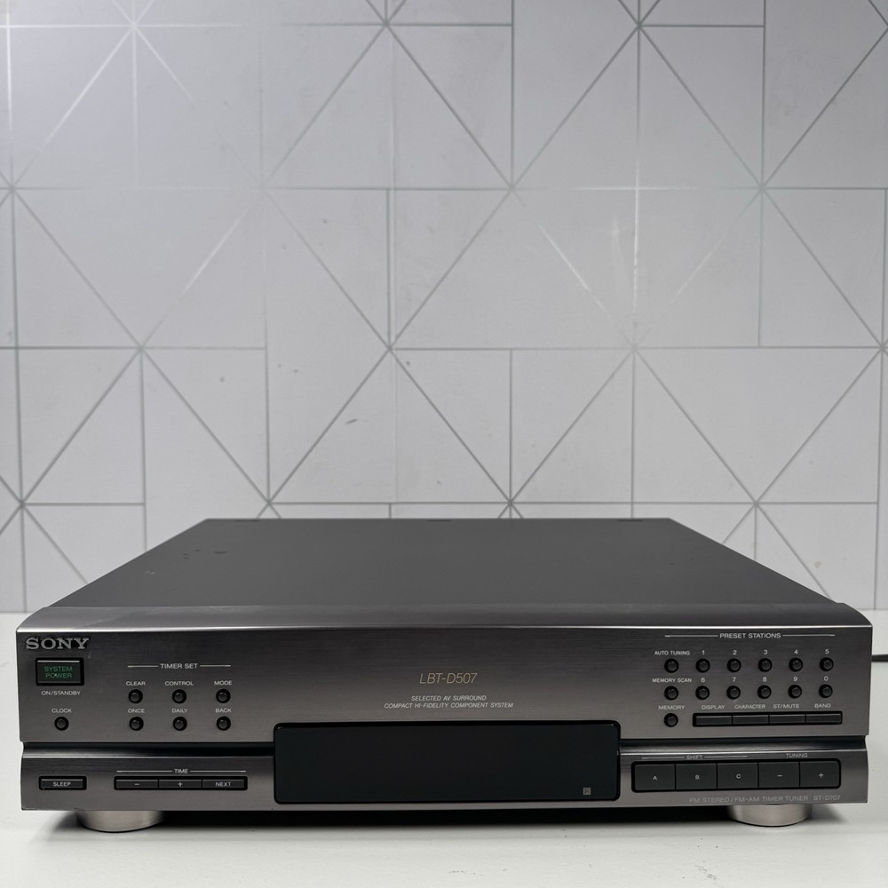 Sony ST-D707 FM Stereo FM-AM Timer Tuner