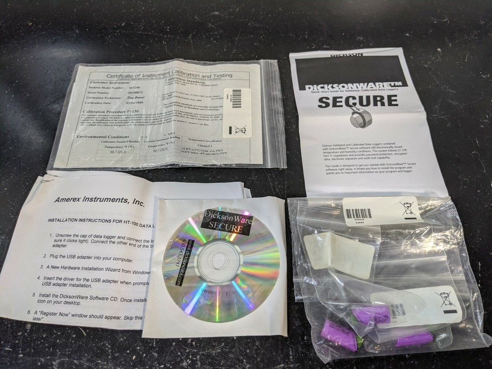 Dickson HT200 Waterproof High Temperature Data Logger with Software