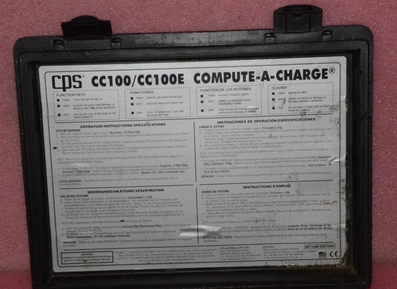 CPS COMPUTE-A-CHARGE Model CC100.