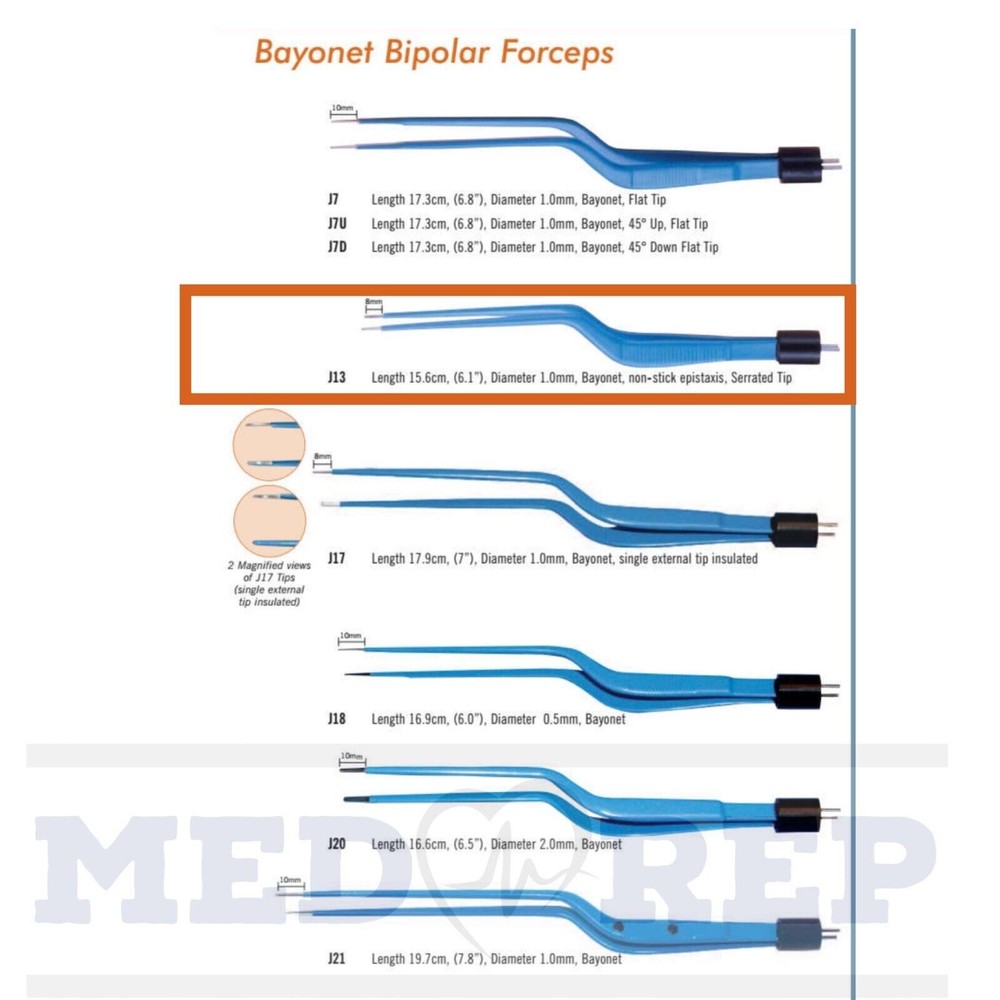 Ellman - J13-Bipolar Forceps - REUSABLE!