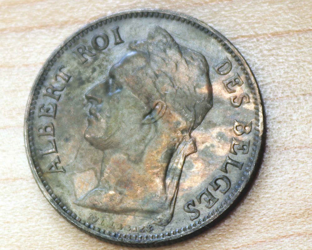 1926 Belgian Congo 50 Centimes
