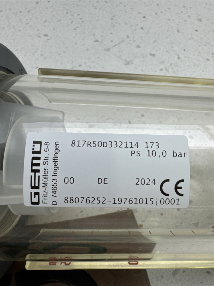 GEMU Magnetized Flow Meter 817R50D332114 2”