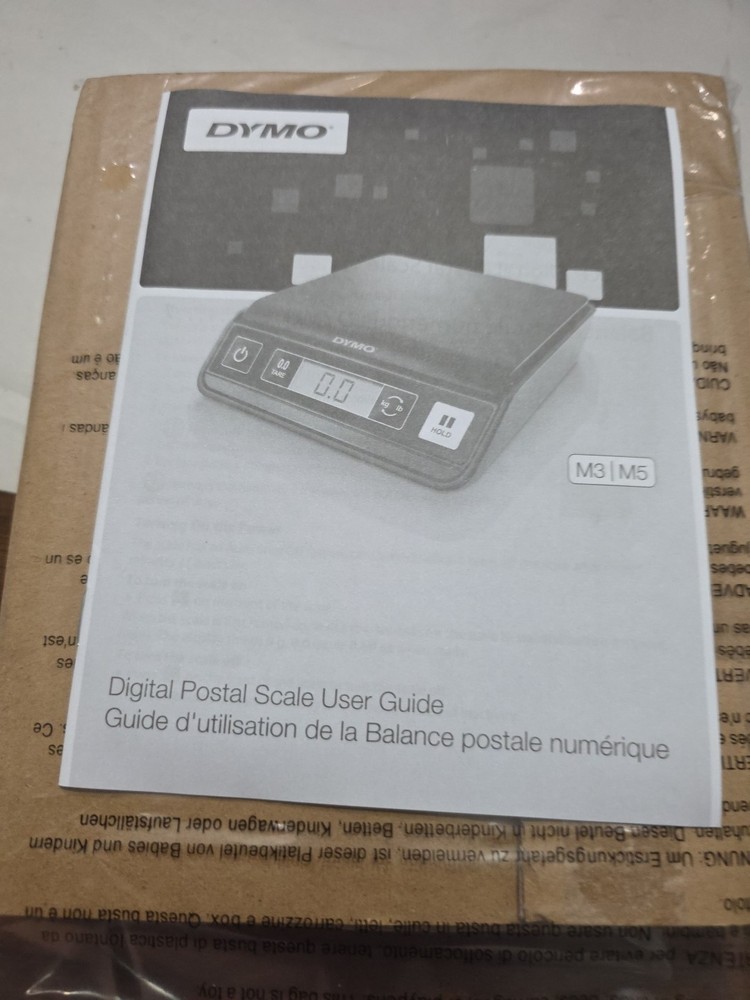 DYMO M3 Digital Postal Scale/Shipping Scale, 3-Pound - New Open Box