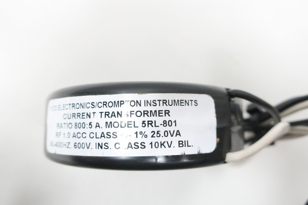 Tyco 5RL-801 Current Transformer 800:5 600v-ac