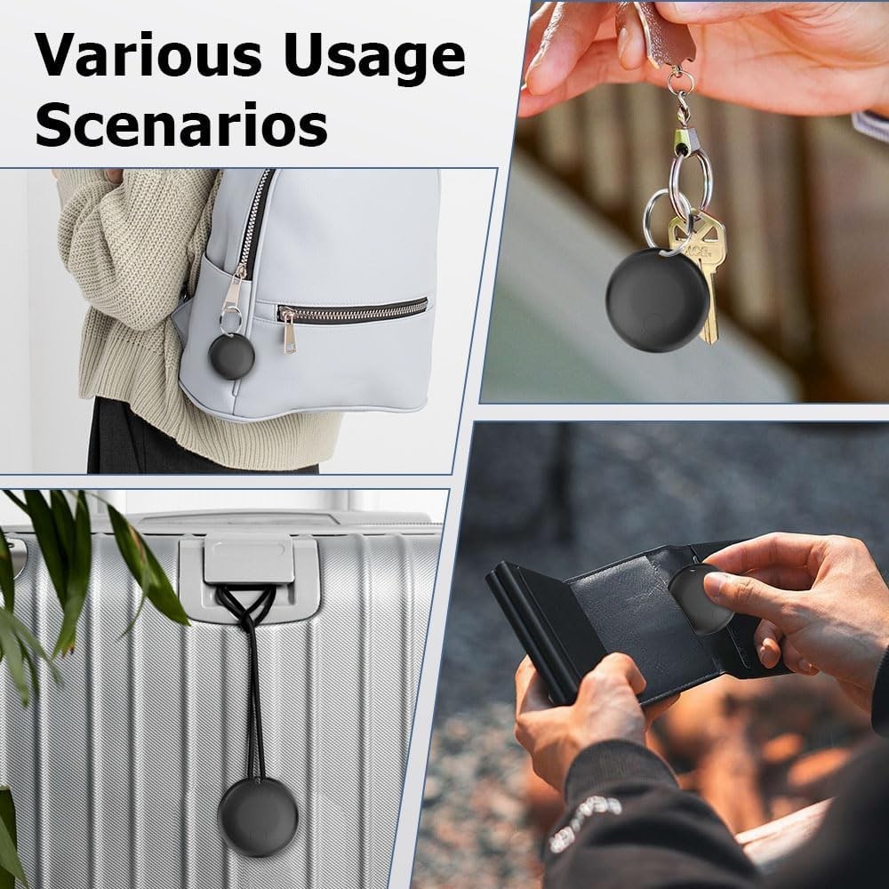 Compact Bluetooth Tracker for Luggage and Keys Long Battery Life Waterproof
