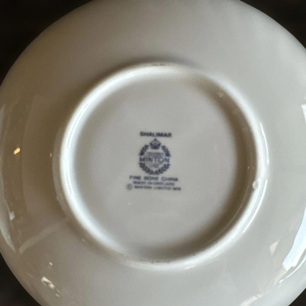 Minton Shalimar Cup Saucer 5 Set