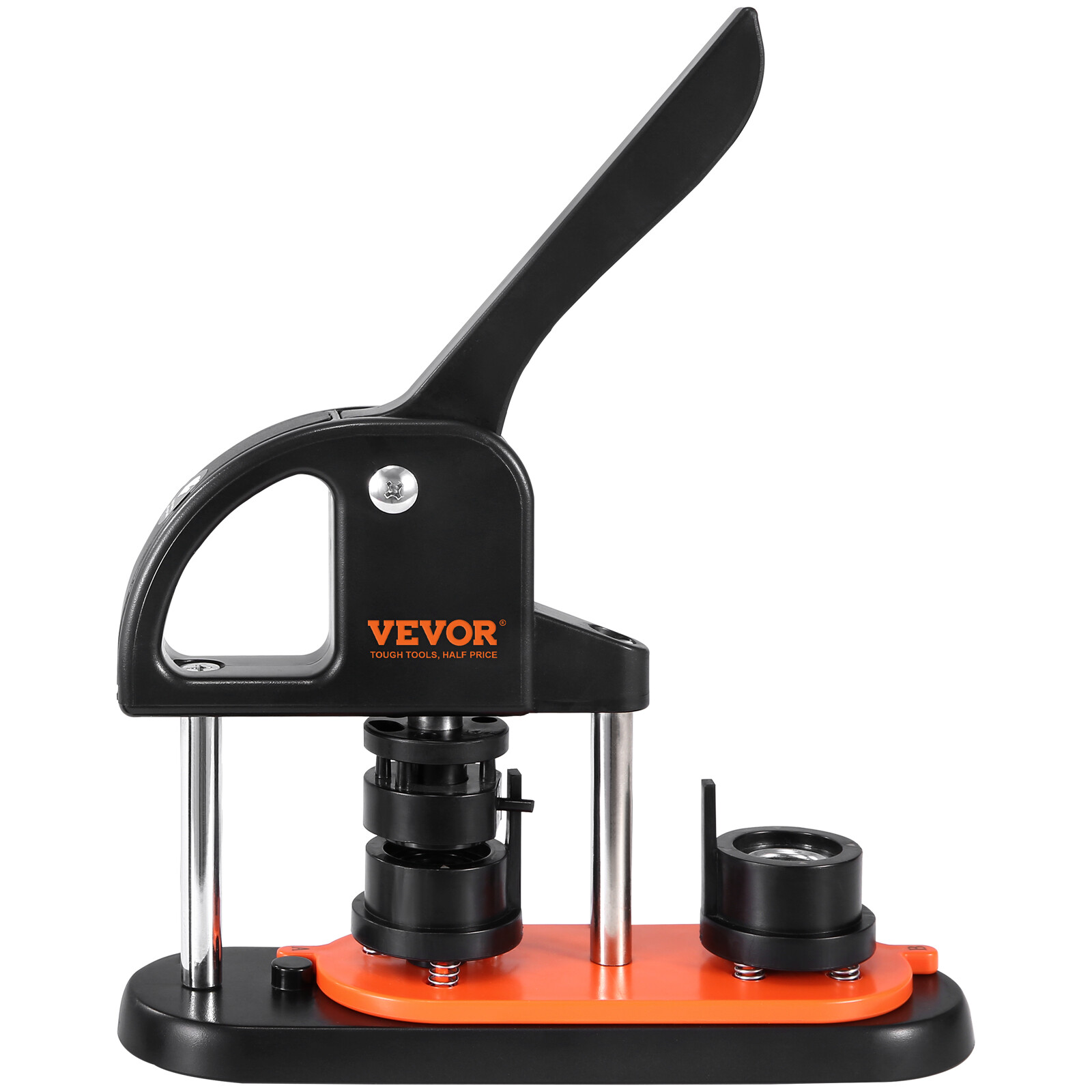 VEVOR Button Maker Machine Badge Maker 0.98" 25mm 500 Button Parts+Circle Cutter