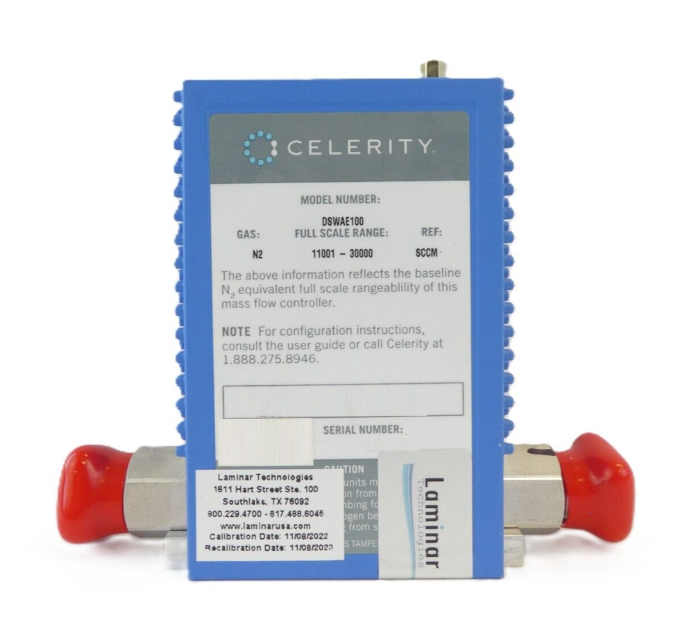 Celerity DSWAE100 Mass Flow Controller MFC IN2 AMAT 3030-14054 OEM Refurbished