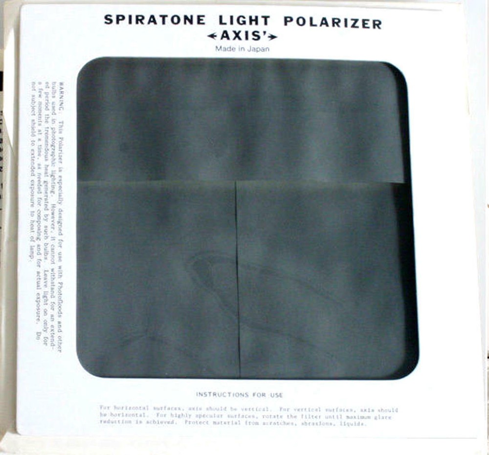 Polarizer Filter For Lights/ Filter//Studio Lights/Photofloods IN FRAME 8x8"