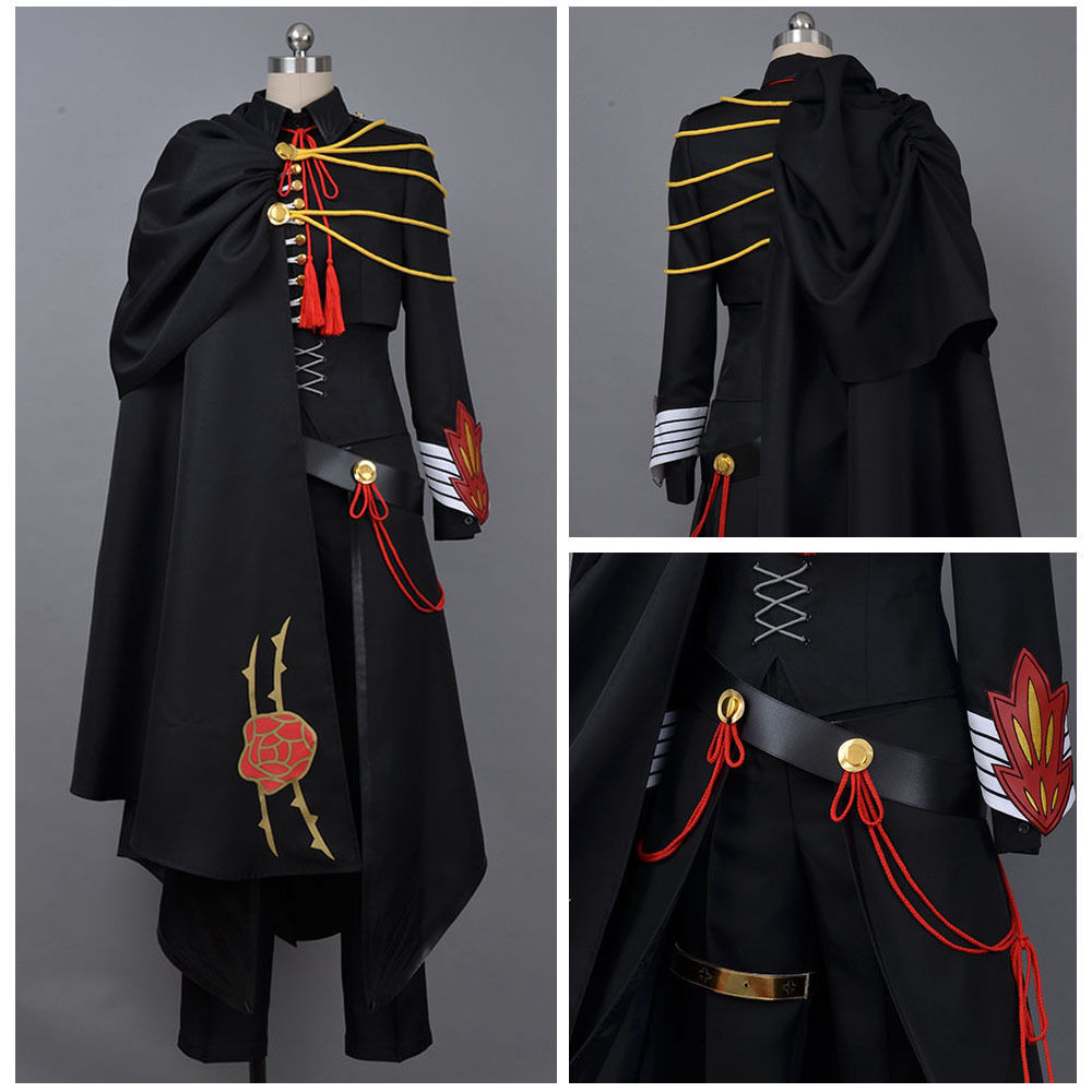 Role playing Ashford anime featuring Rebel Code Black costume