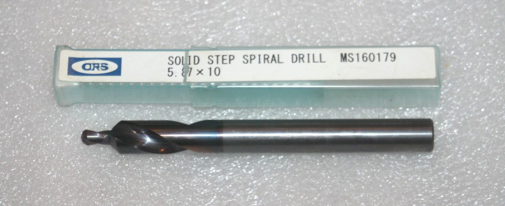 ORS Solid Step Spiral Drill 5.87X10 MS160179 * NEW *