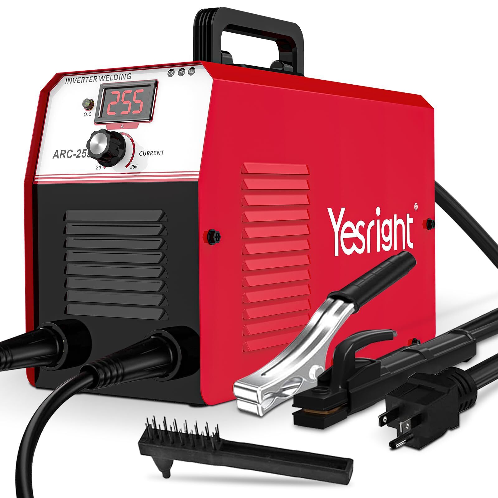 YesRight 255A Portable Stick ARC Welder, Dual Voltage 110V/220V Machine