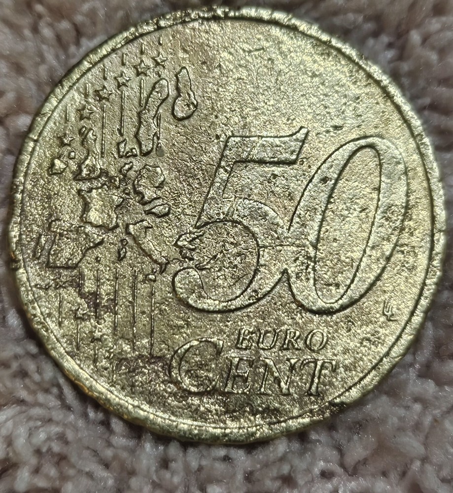 50 Cent Austria 2002, with variations/errors circulation/coin
