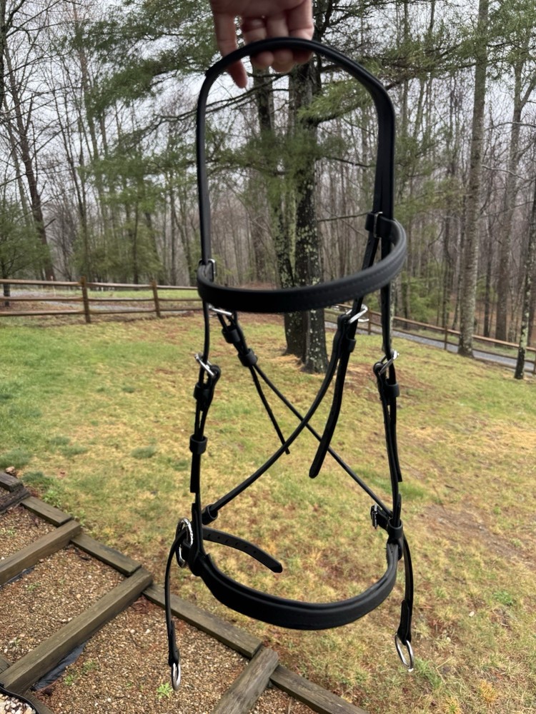 Dr Cook Beta Bitless Bridle Black Horse Sized